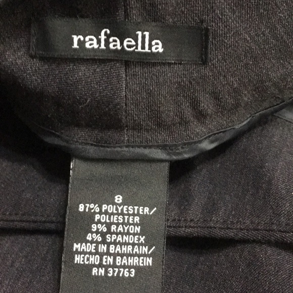 NWT Rafaellar Curvy Flare leg Navy Dress pants - Picture 6 of 9